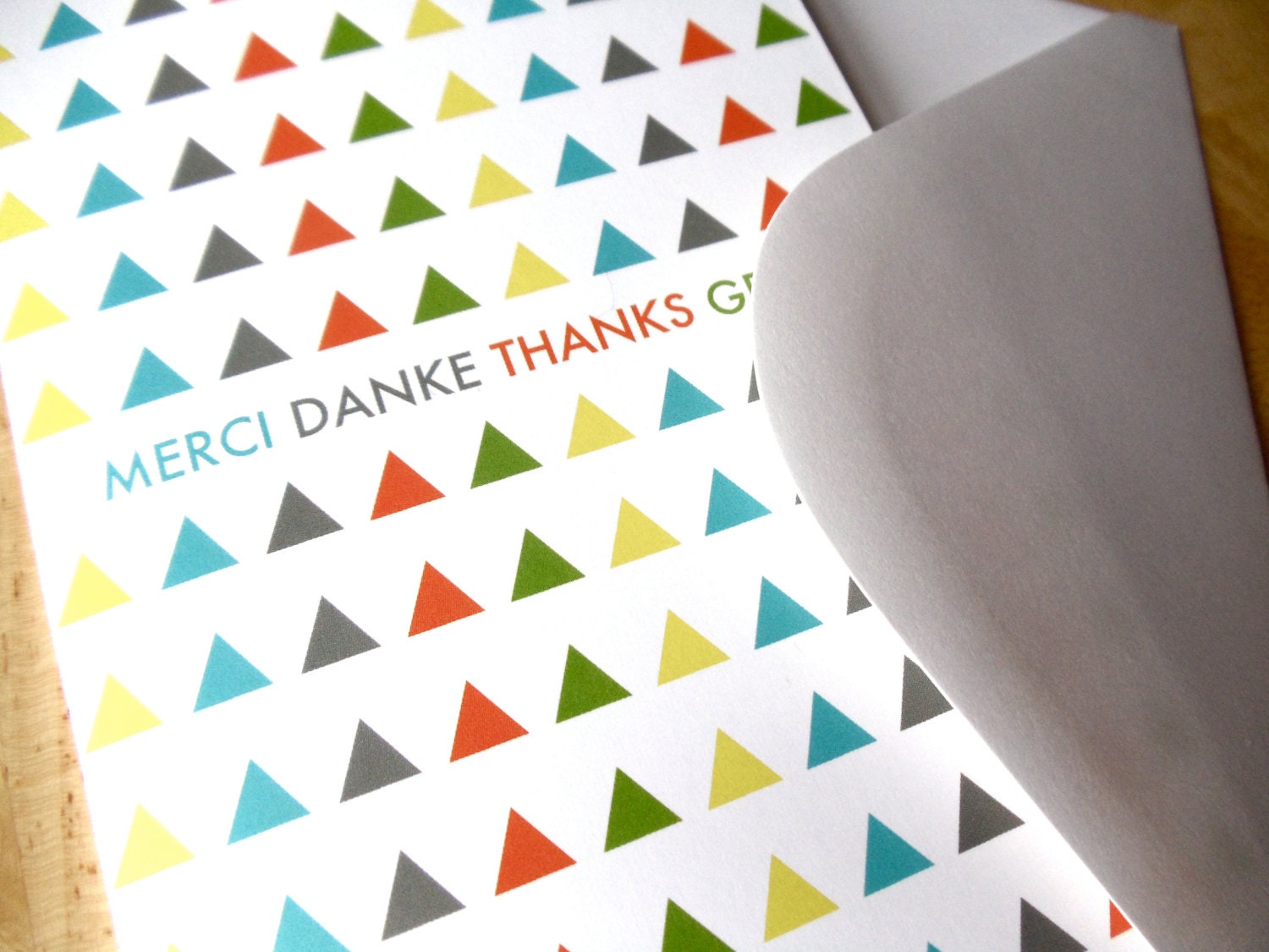 Merci Danke Thanks Grazie Card