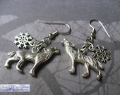 Nymeria the Dire Wolf of the House Stark Game of Thrones Earrings