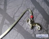 Game of Thrones House Lannister Bookmark with Lion Charm in Red Dyed Bamboo Coral