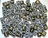 Artists JUNK DRAWER Lot  - 4 - 97 Vintage LETTERS for your Art