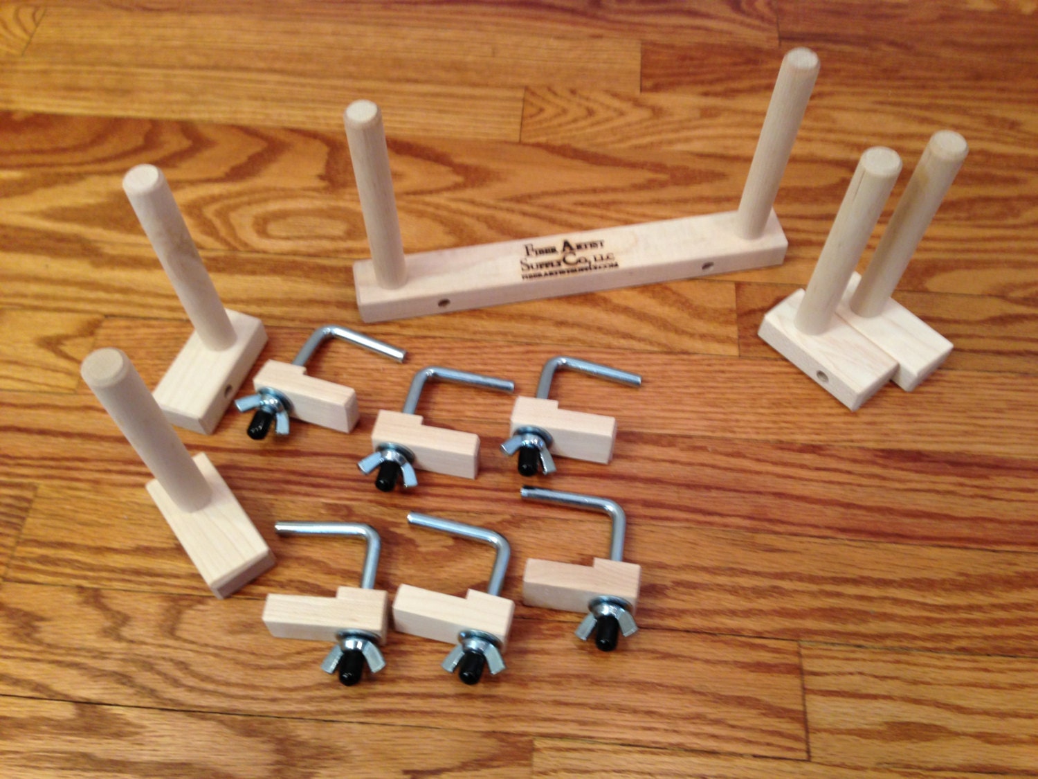 Deluxe Hard Maple Warping Peg Set