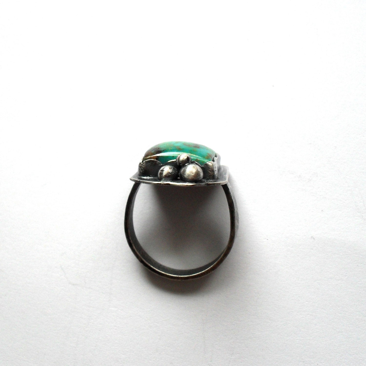 Ring Turquoise Sterling Silver - Ready to Ship Size 6.5