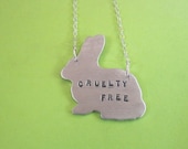 Cruelty Free  Bunny Pendant
