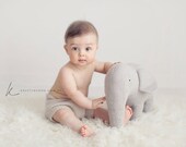 Beige (Parchment)  RIB LEG diaper cover- (Size Medium 3-6 months)