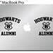 Harry Potter Decal - Hogwarts Alumni Car/Window/Bumper/Wall/ vinyl sticker 2SET