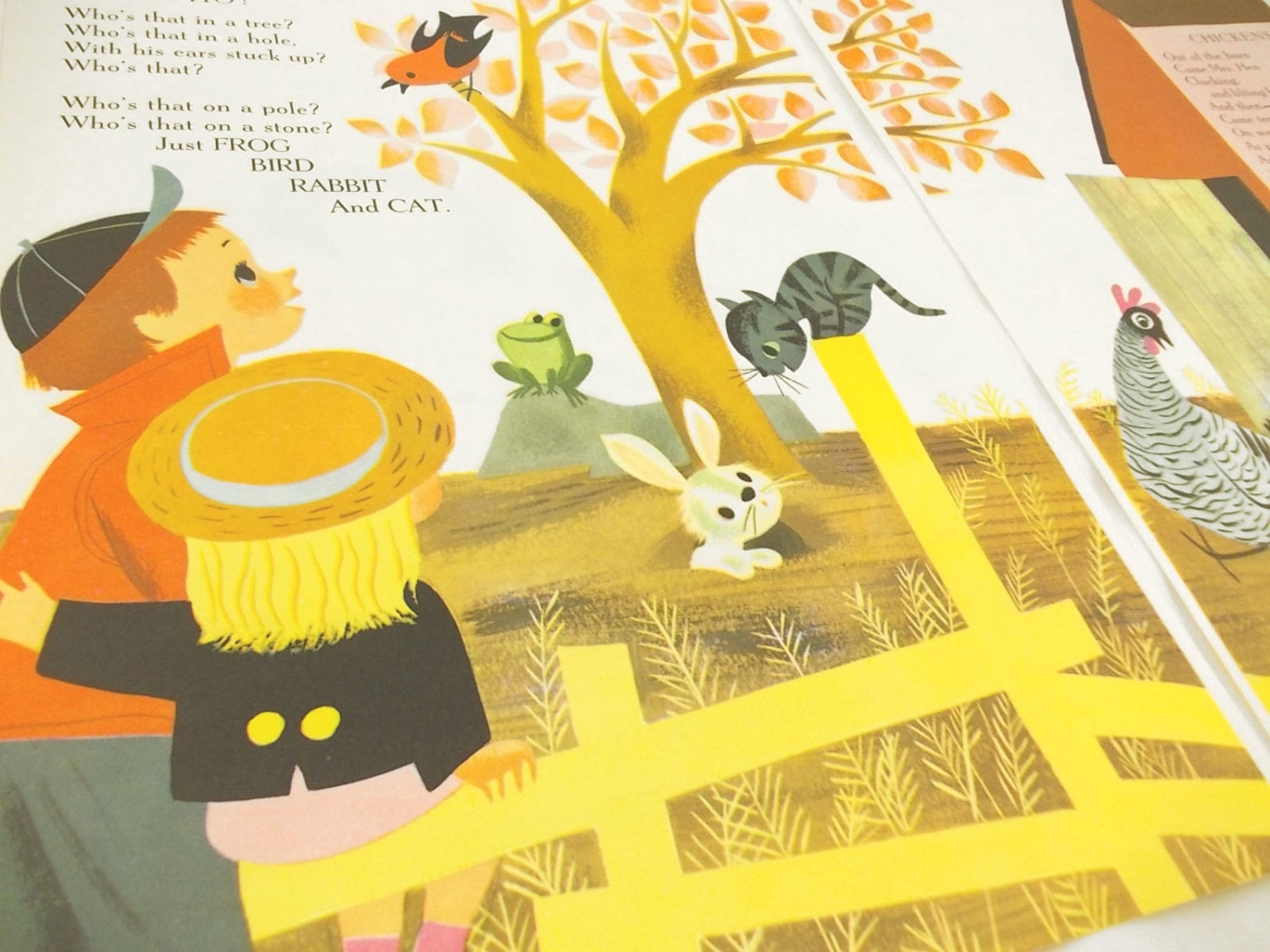 Mary Blair Art : Large Book Plate Prints, Modernist Kids Room Wall Art
