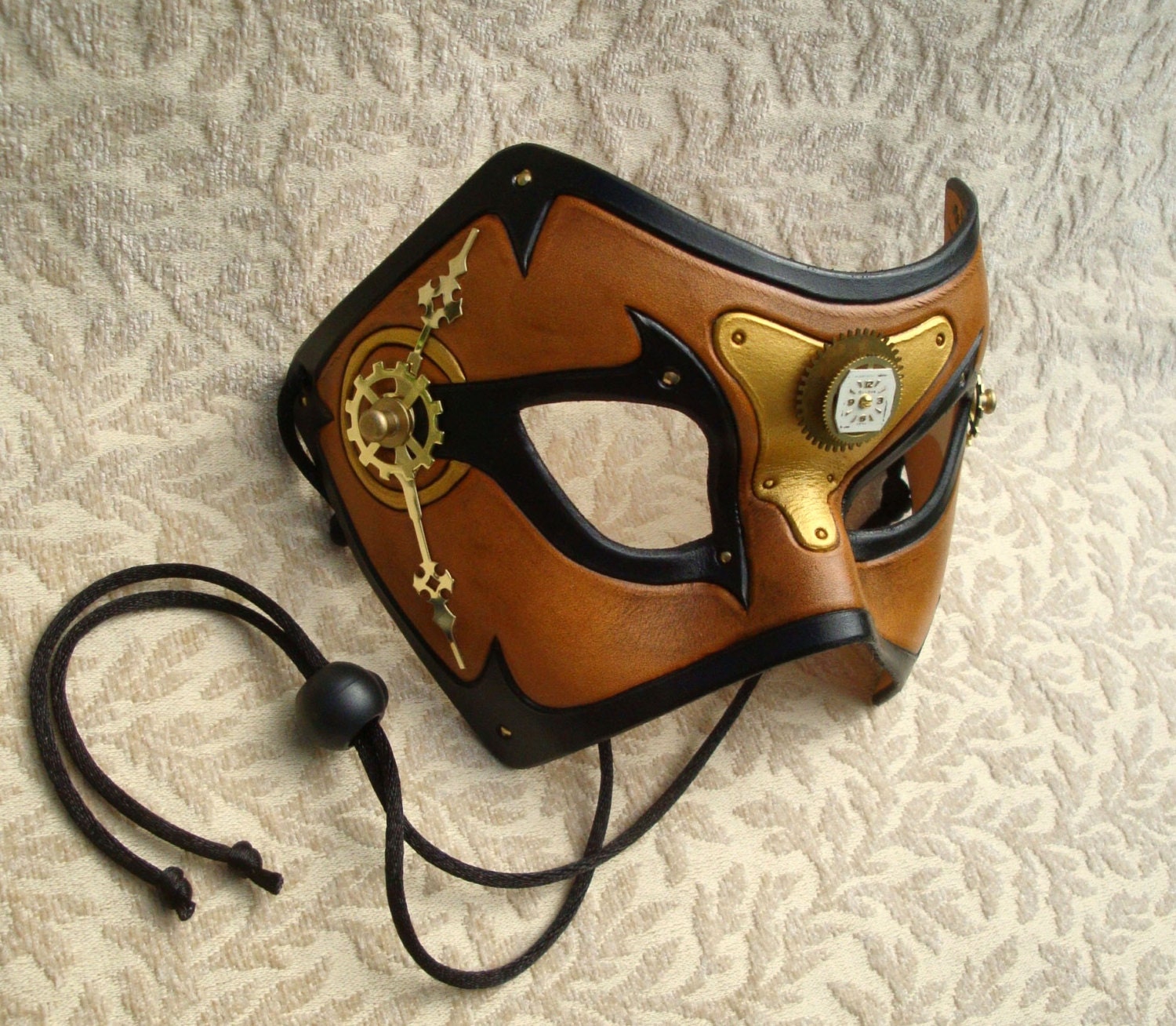 Time Bandit V43... original mixed media handmade steampunk mask