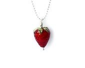 STRAWBERRY  pendant on a chain