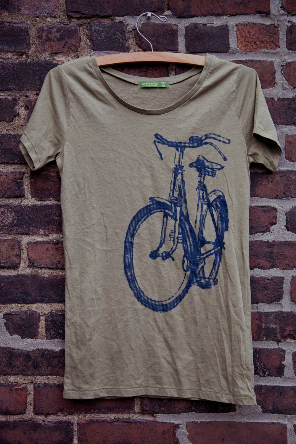 SALE -  Ladies Bicycle T Shirt - Bike Art- XL only -  SALE