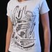 Instrumental Oddities T-shirt on Silver - Women's Music Tee Shirt S M L XL 2XL