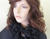 Black Boa Cowl