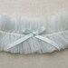 Siren blue silk garter