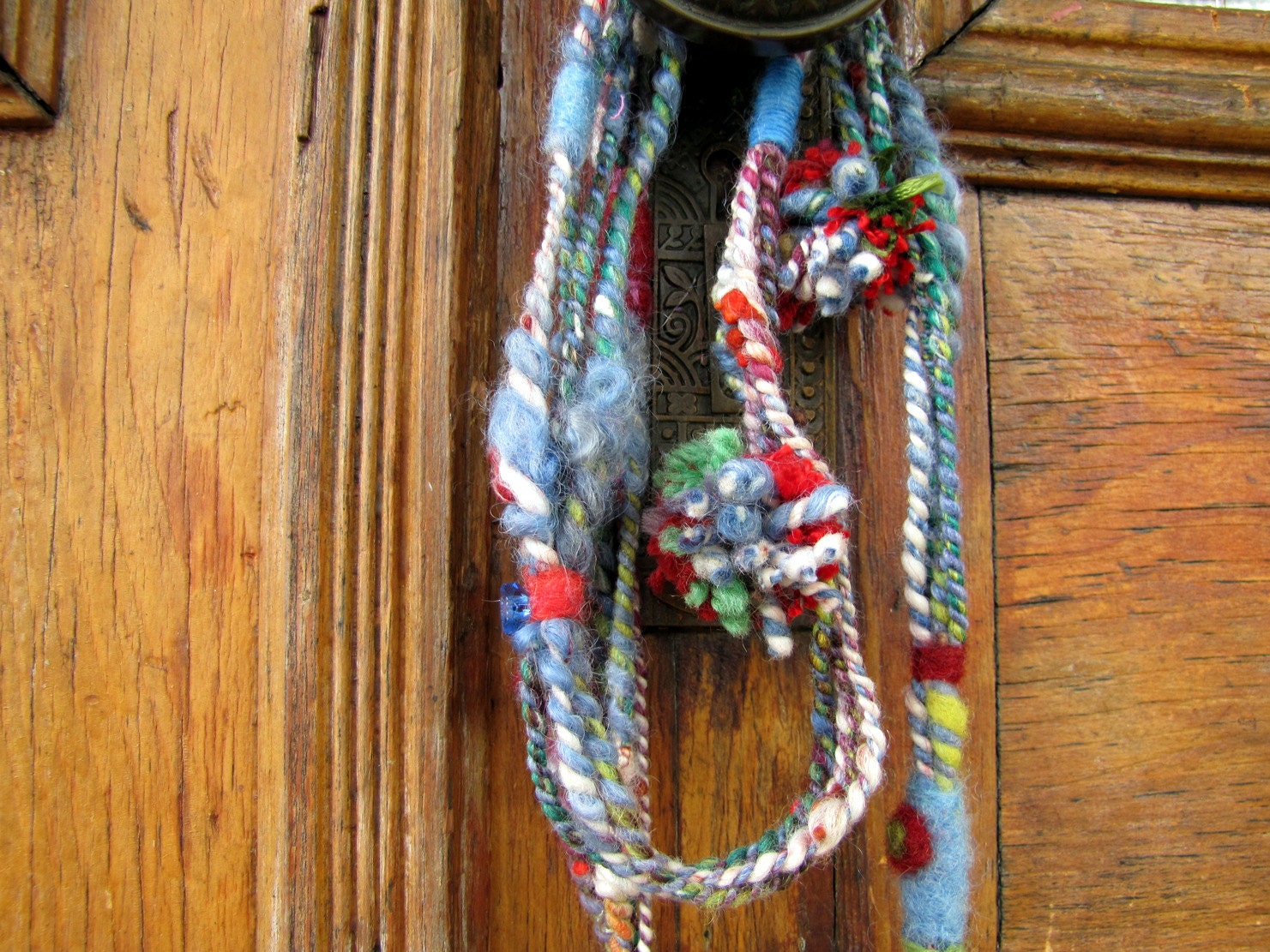 Fiber Art Necklace No.7