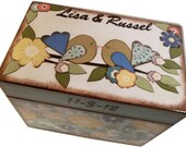 Recipe Box  Holds 4x6  Cards  MADE To ORDER  Decoupaged   This Box Is LARGE and Crafted by Hand