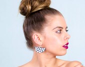 Leather earrings