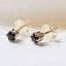 nova - tiny gold stud earrings by elephantine