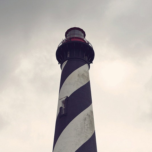 St. Augustine Lighthouse - Fine Art Photography - Nostalgic - Nostalgia - Travel Photography 8x8