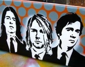 Graffiti Painting on Canvas Pop Art Style Original Artwork ... Nirvana