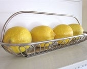 Vintage Serving Basket -  Silverplate