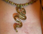 Water Serpent Necklace OOAK