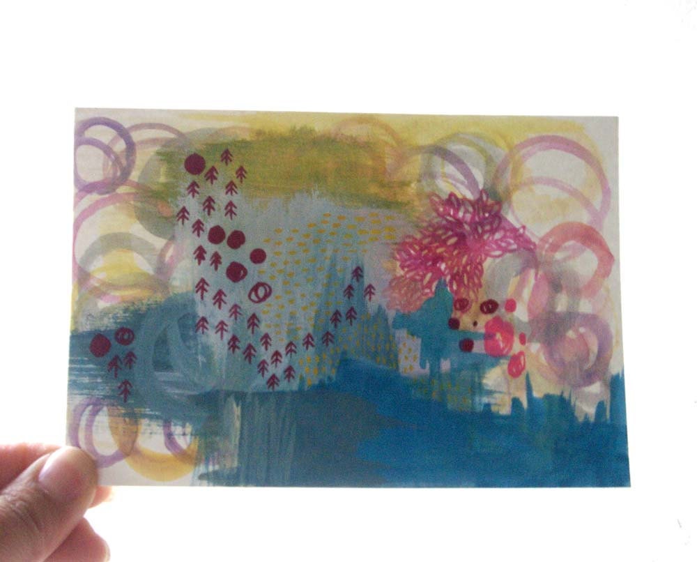 original painting paper-following