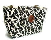 Iman Designer Print -Birds - Foldover Clutch - VEGAN