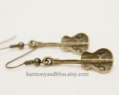 Guitar earrings