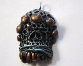 Copper Mutant ZombieHead Pendant