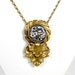 Steampunk Jewelry Necklace Art Deco Gold ORNATE ETCHiNGS Dress Clip Watch DETACHABLE Wedding Anniversary EXQUISITE - Steampunk by edmdesigns