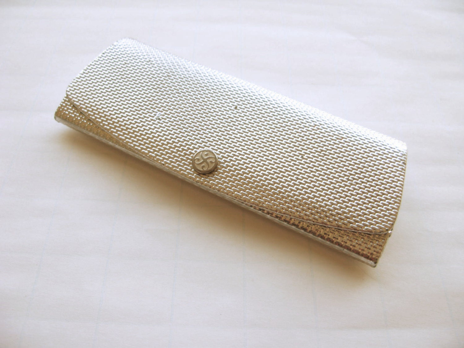 Silver Eyeglass Case