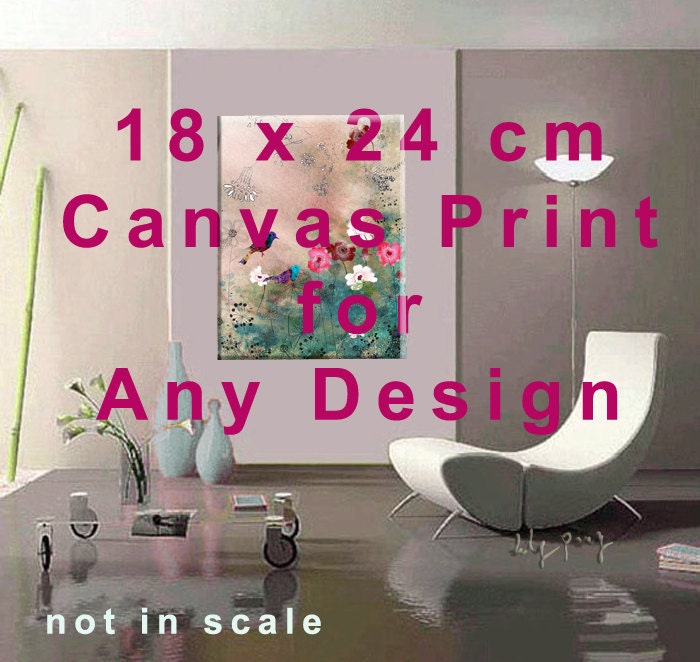 18 x 24 Canvas Print for Any Design