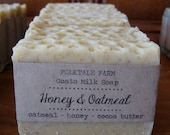 Goat's Milk, Honey, & Oatmeal - unscented soap with cocoa butter and ground oatmeal