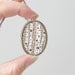Birch Trees Necklace Pendant silk ribbon embroidery
