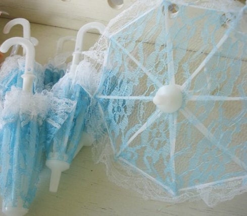Shabby Chic Lace Parasols for Shower Set of Two Il_170x135