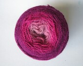 High Wire Lace Alpaca Wool Handdyed Yarn Gradient Selfstriping USA Color: Magenta