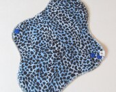Cheetah Printed Flannel Cloth Mama Pad   .. 10 inch Regular Flow