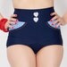 LORETTA Blue Gingham High Waist Bottom Sizes S, M, L, XL