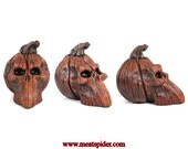 Meatspider Skull Jack O Lantern