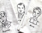 PDF Downton Abbey--DOWNSTAIRS: Thomas, Bates, Anna, O'Brien, & Daisy-April Heather Art Embroidery Pattern