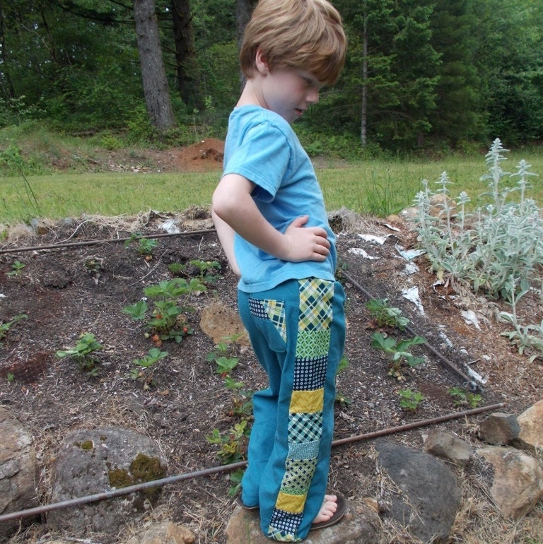 NEW...Pants for Boys..custom patchwork...6 months,12 months,18 months, 2T, 3T, 4T, 5, 6, 7, 8