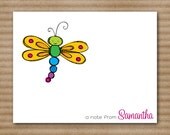 Dragonfly Card / Notecards / Note Cards / Bug / Personalized (set of 8)