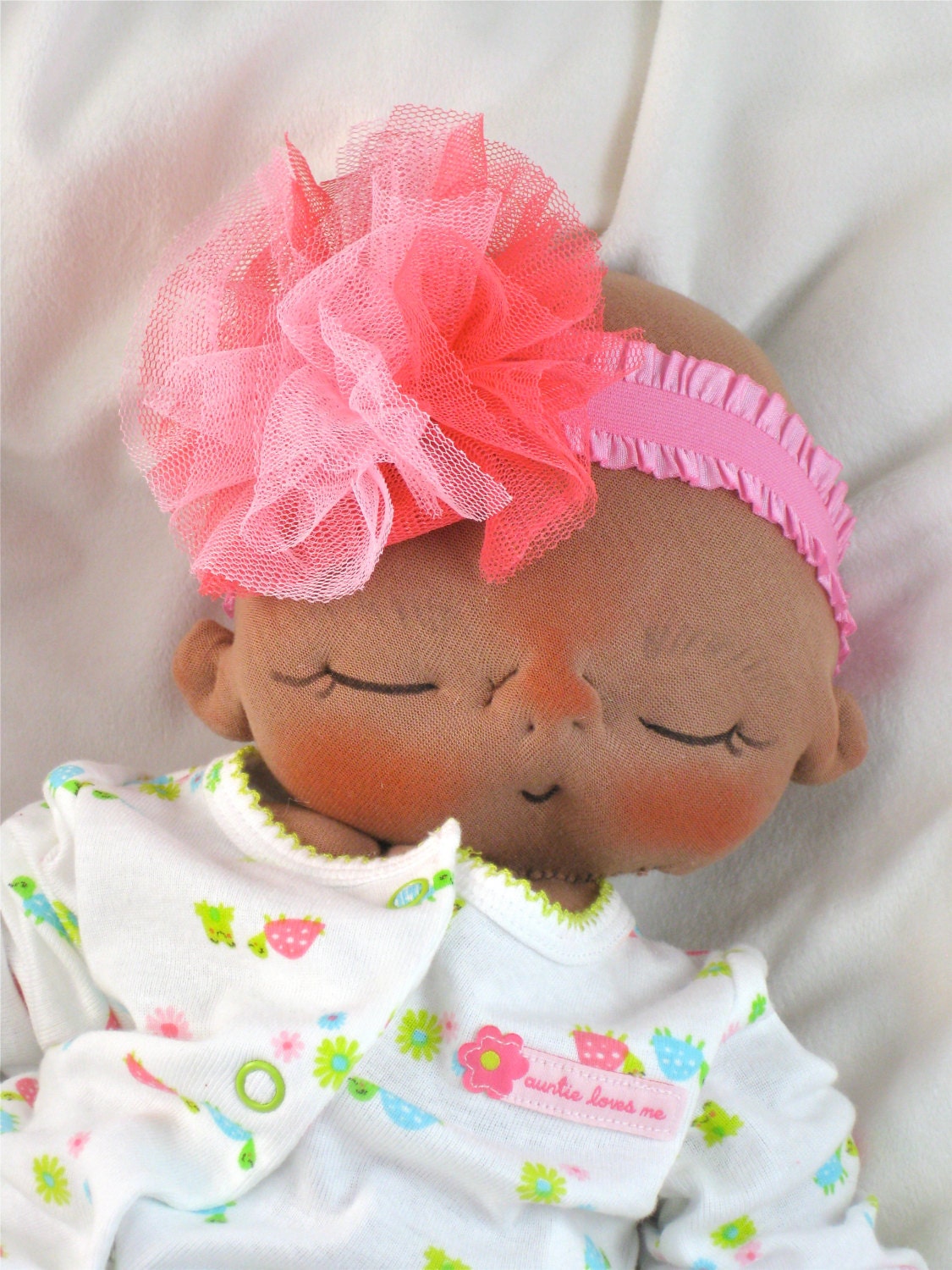 Layla a One of a Kind Cloth Baby Doll by BEBE BABIES