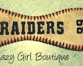 Baseball Cuff Bracelet / Recycled Baseball