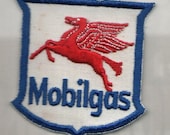 Vintage Uniform Patch  Mobilgas  Pegasus