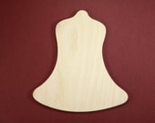 Bell Shape Unfinished Wood Laser Cut Shapes Crafts Variety of Sizes