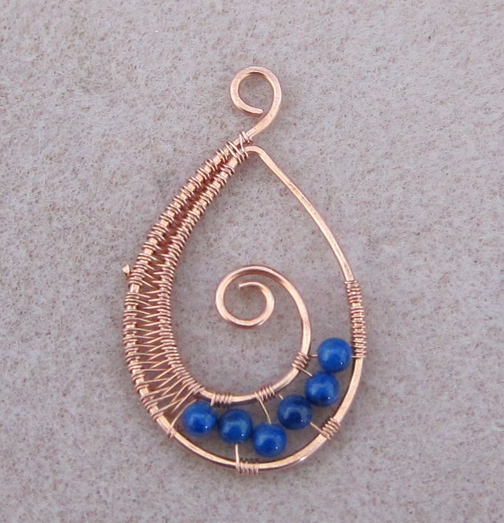 Wire Woven Earrings or Pendant Tutorial
