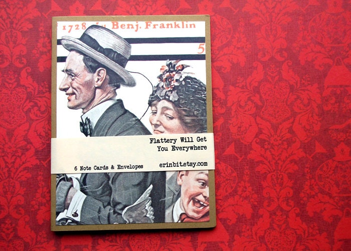Norman Rockwell Note Cards  - Set of 6