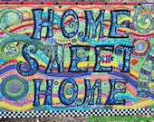 Home Sweet Home Mosaic Housewarming Art