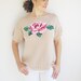 Cotton Powder Pink Hand Knitted Sweater with Roses Pattern Plus Size Over Size by Afra