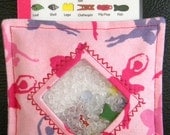 I Spy Bag - Mini with SEWN Word List and Detachable PICTURE LIST- Ballerinas